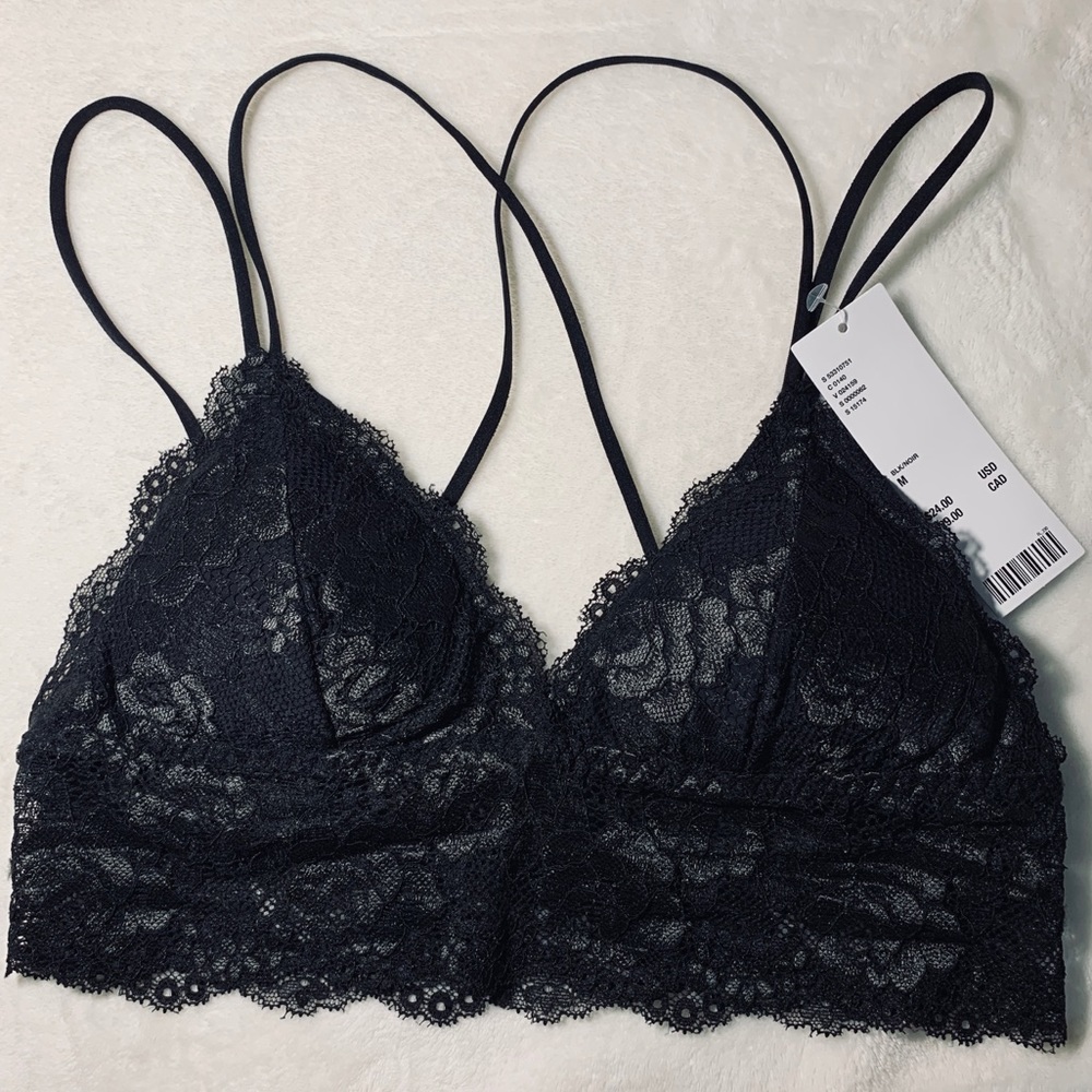 NWT Out From Under Padded Lace Fusion Bralette - Picture 1 of 9